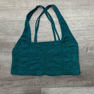 Anthropologie Floral Lace Racerback Bralette